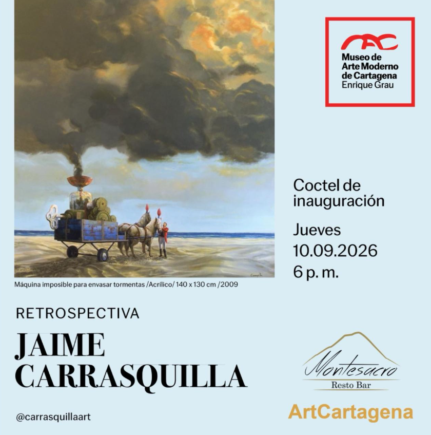 Cóctel de inauguración — "Retrospectiva", Jaime Carrasquilla