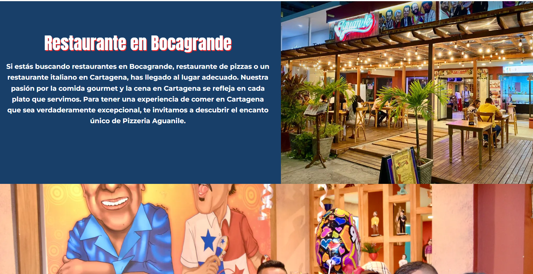 Pizzería Aguanile, Bocagrande, Cartagena
