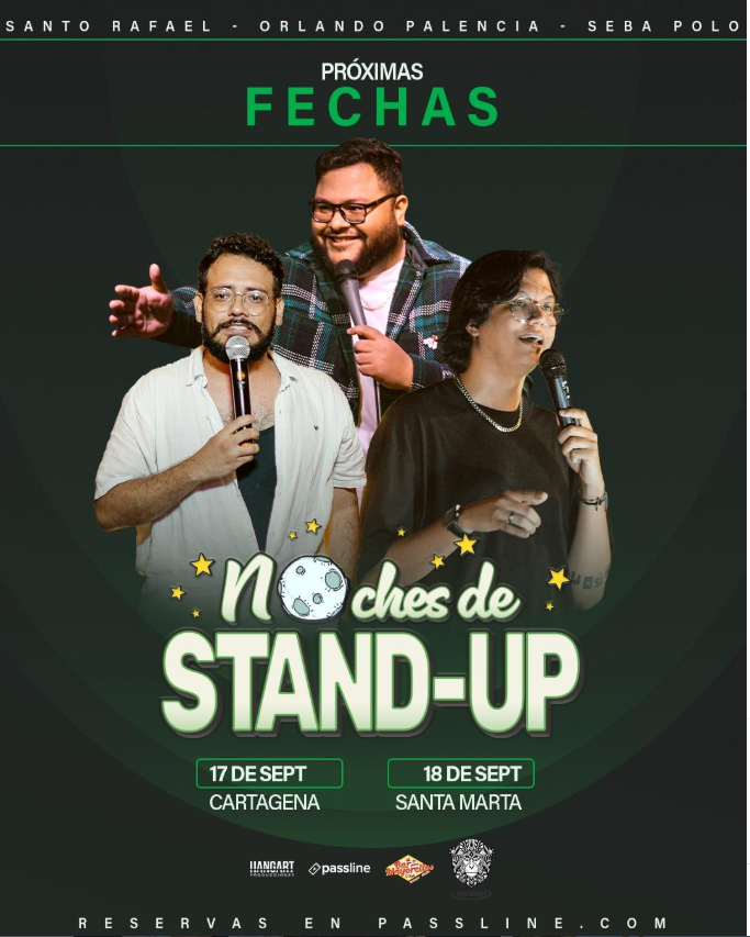 Noches de Stand-Up — Santo Rafael, Orlando Palencia y Seba Polo