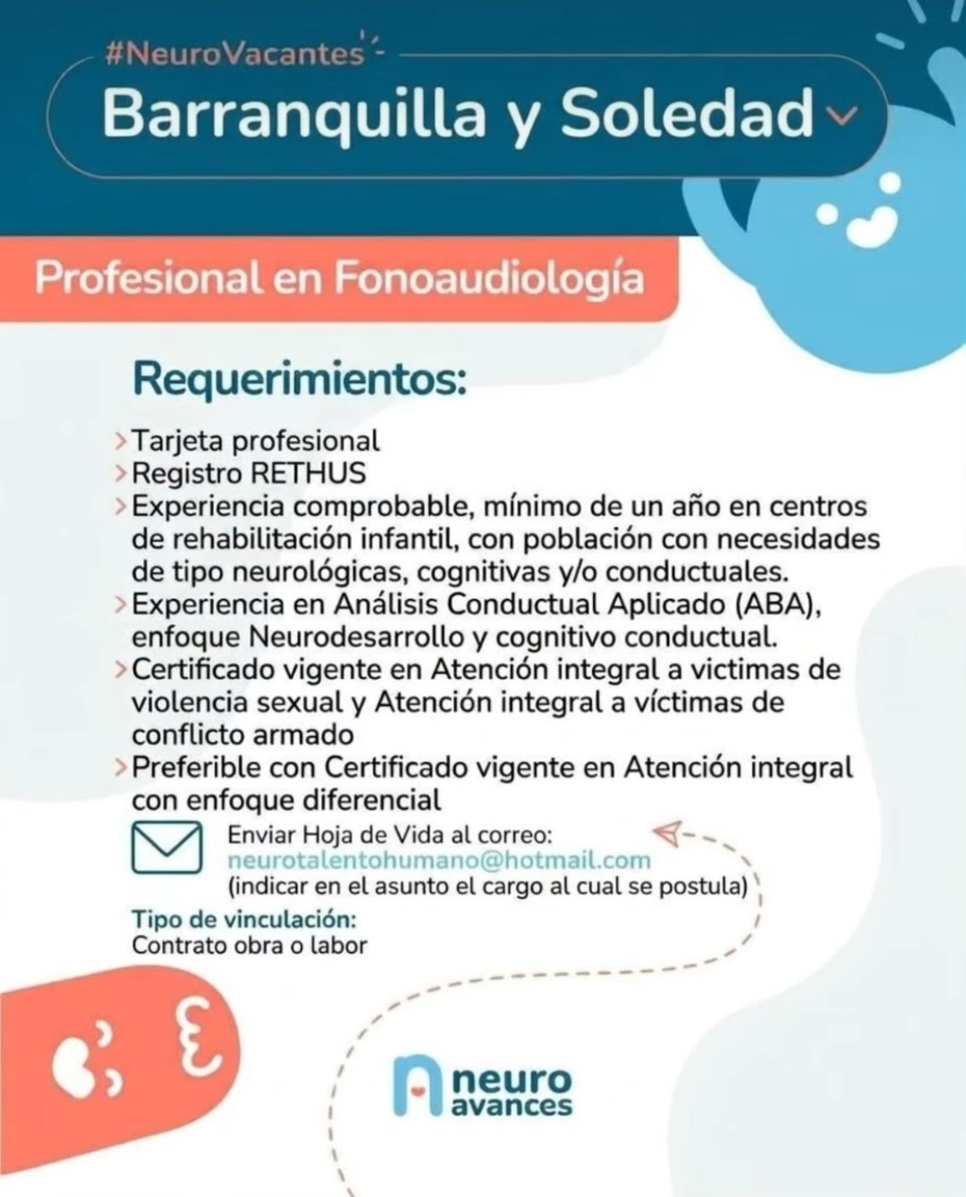 Profesional en Fonoaudiología