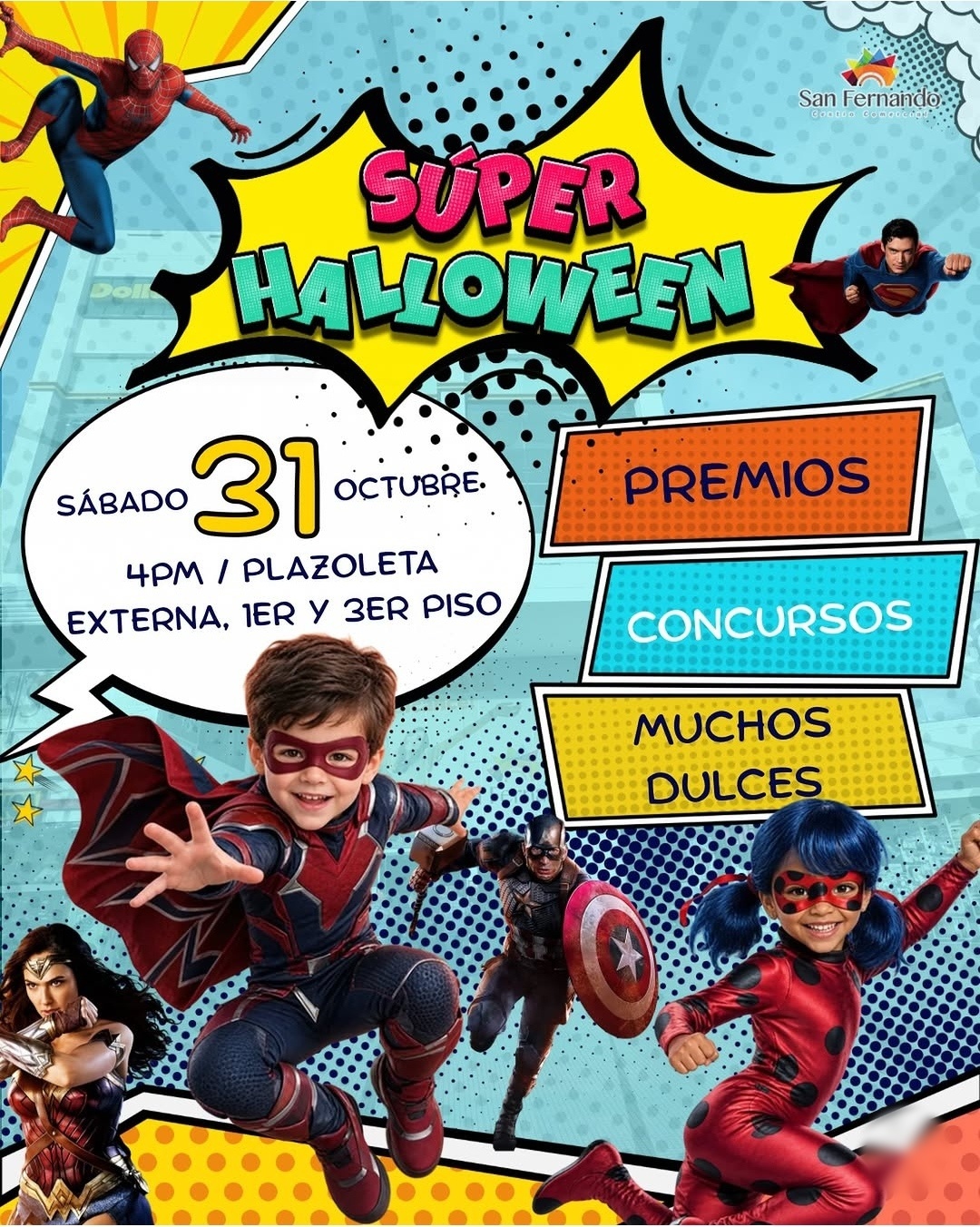 Súper Halloween: premios, concursos y muchos dulces