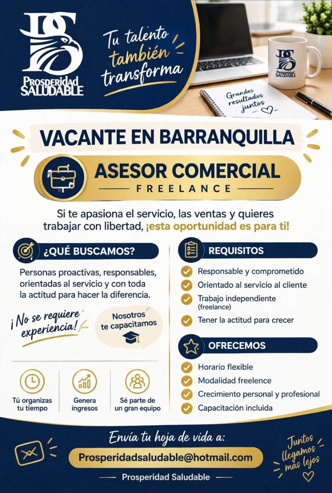 Asesor Comercial Freelance
