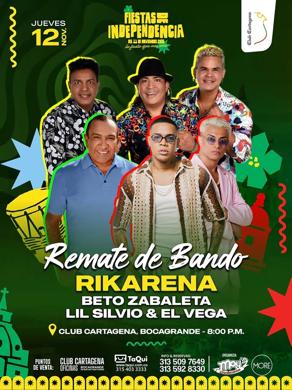 Remate de Bando – Fiestas de Independencia: Rikarena, Beto Zabaleta, Lil Silvio & El Vega