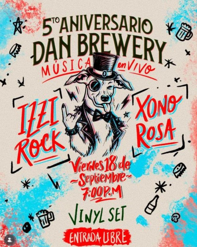 5to Aniversario Dan Brewery — música en vivo