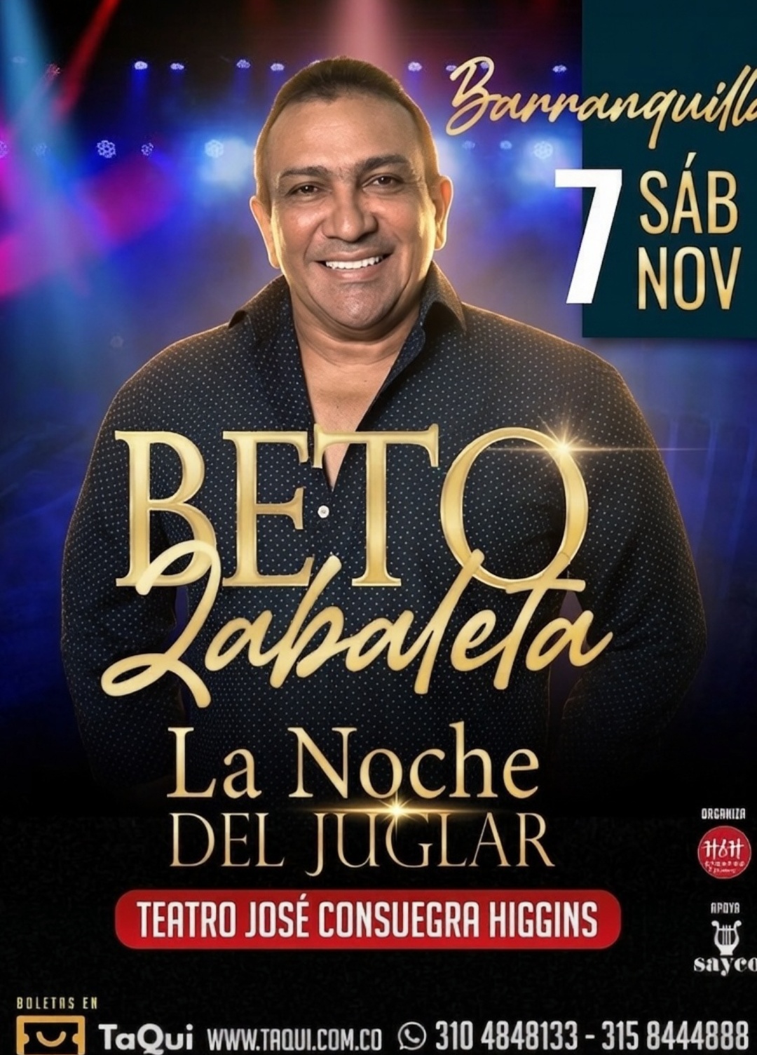 Beto Zabaleta: La Noche del Juglar