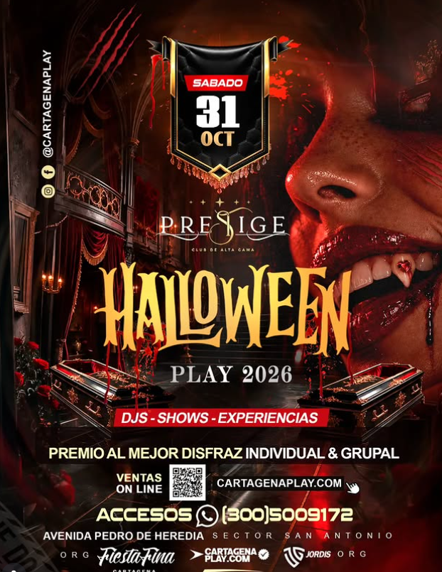 Halloween Play 2026: 3ra edición (+18)