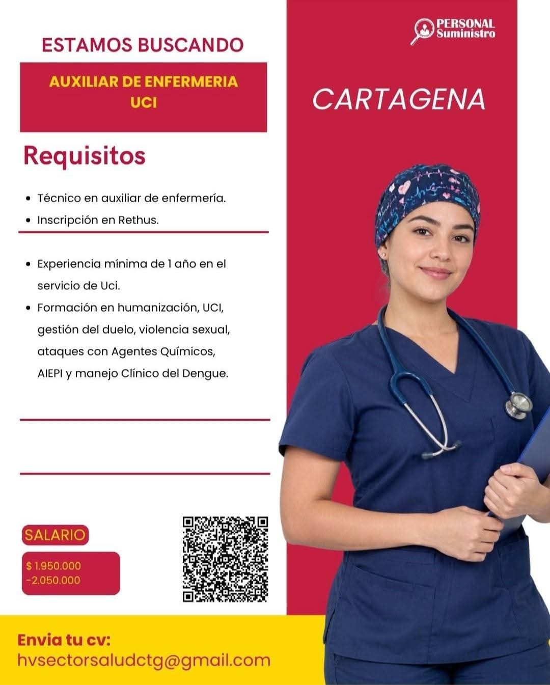 Auxiliar de Enfermería UCI
