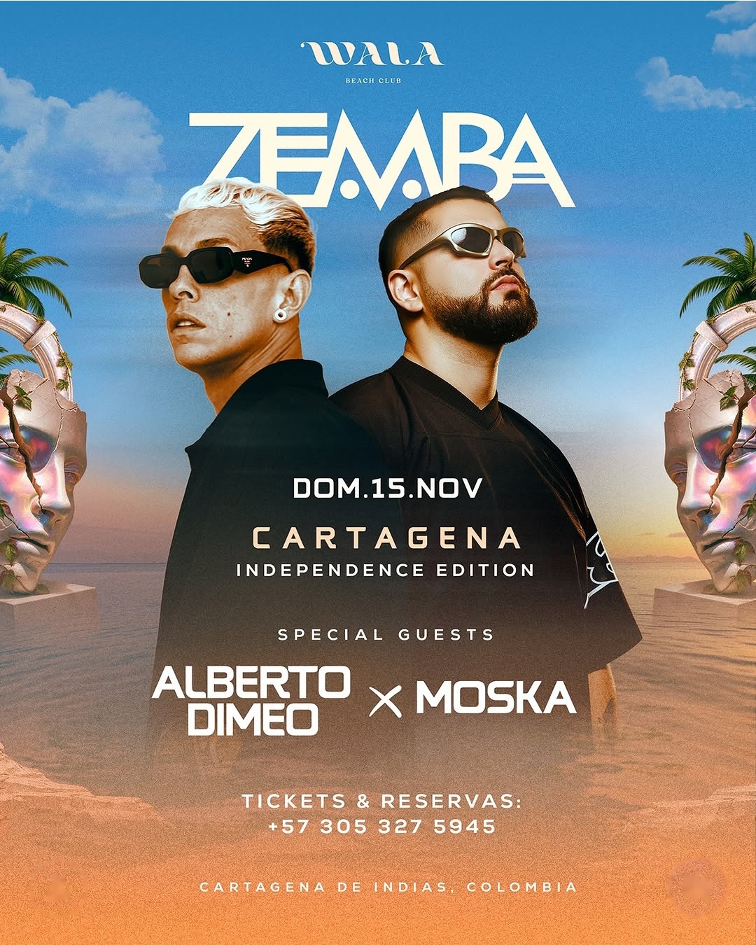 Zemba: Cartagena Independence Edition con Alberto Dimeo × Moska (+18)
