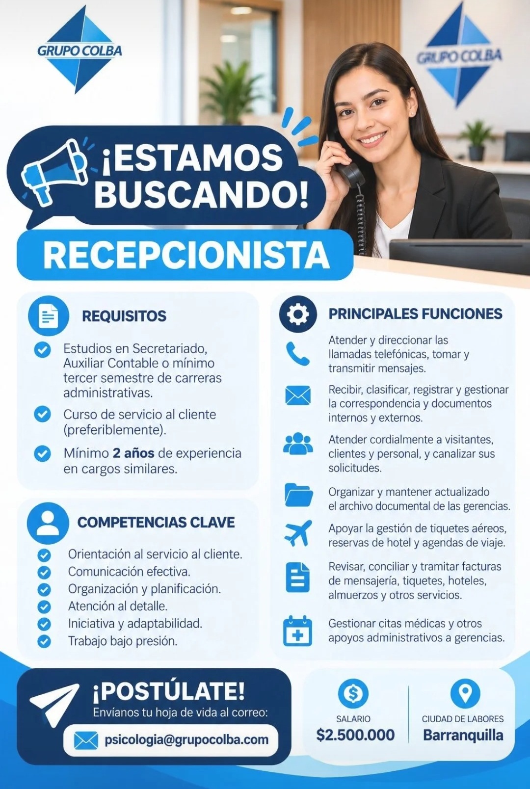 Recepcionista