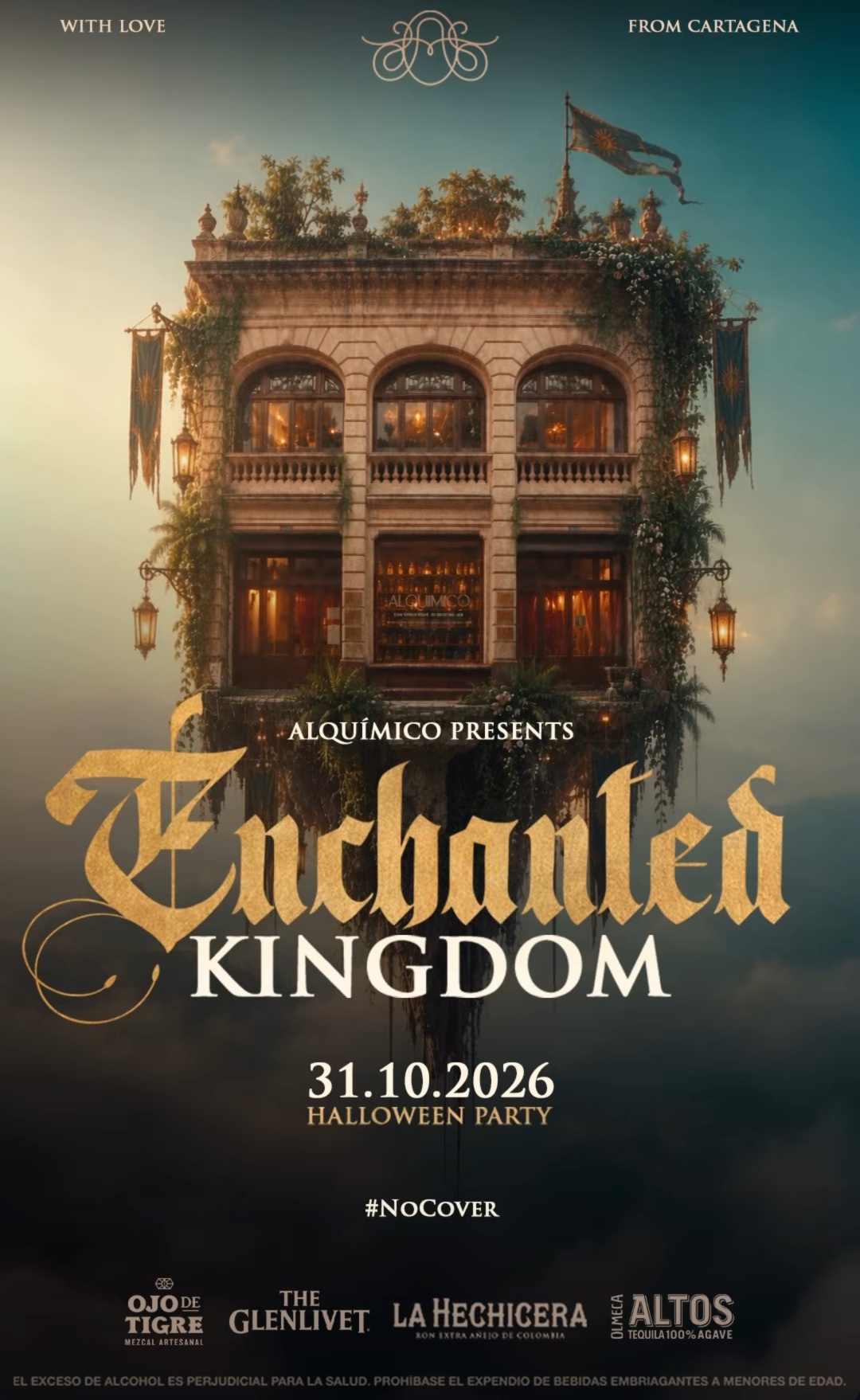 Enchanted Kingdom: Halloween Party en Alquímico (+18)