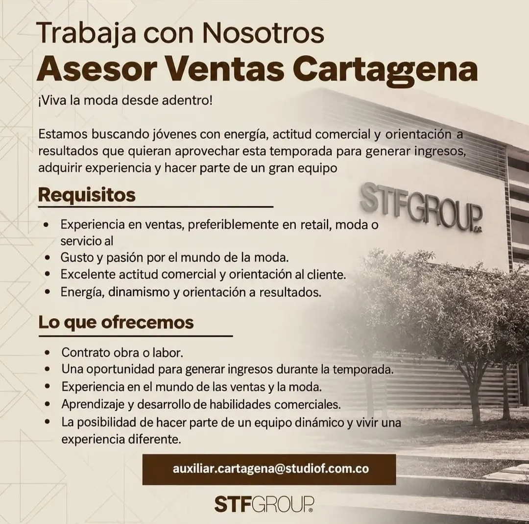 Asesor Ventas Cartagena