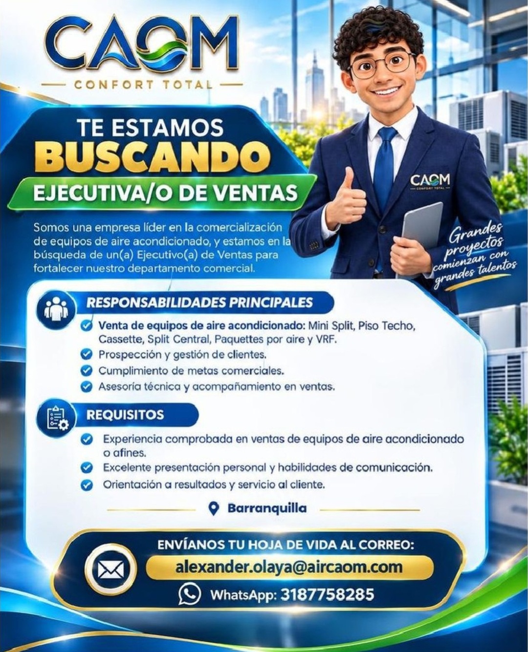 Ejecutiva/o de Ventas