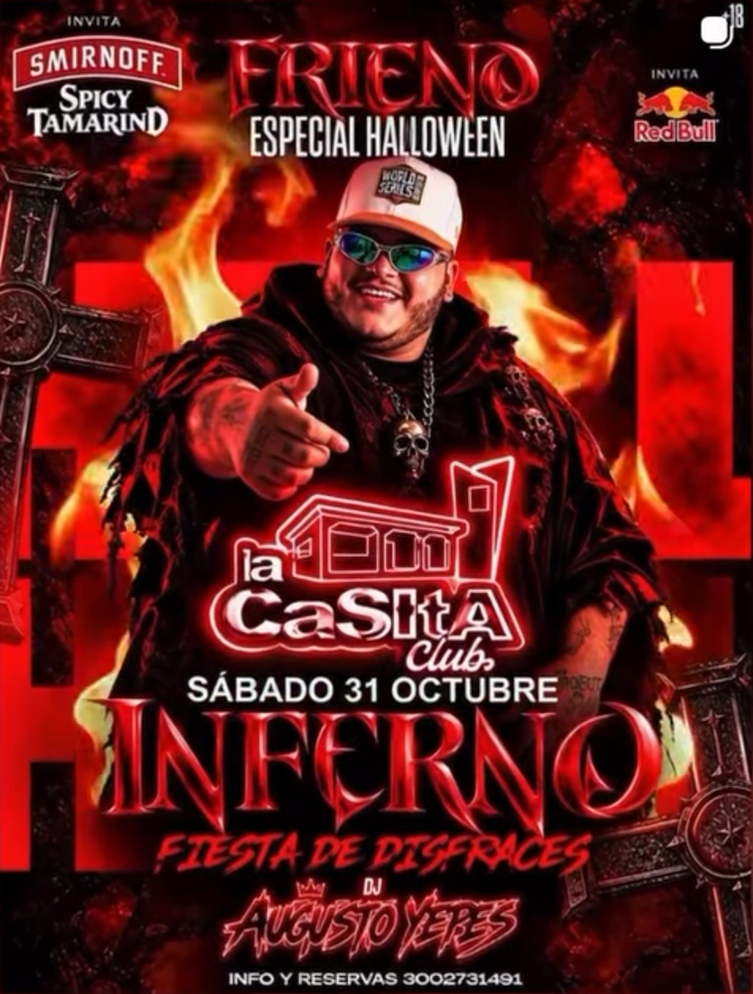 Inferno: fiesta de disfraces, Frieno especial Halloween (+18)