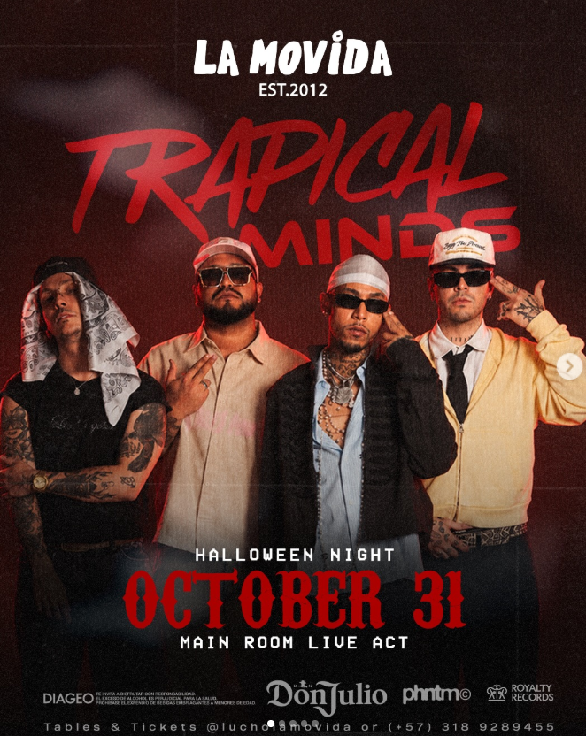 Trapical Minds: Halloween Night en La Movida