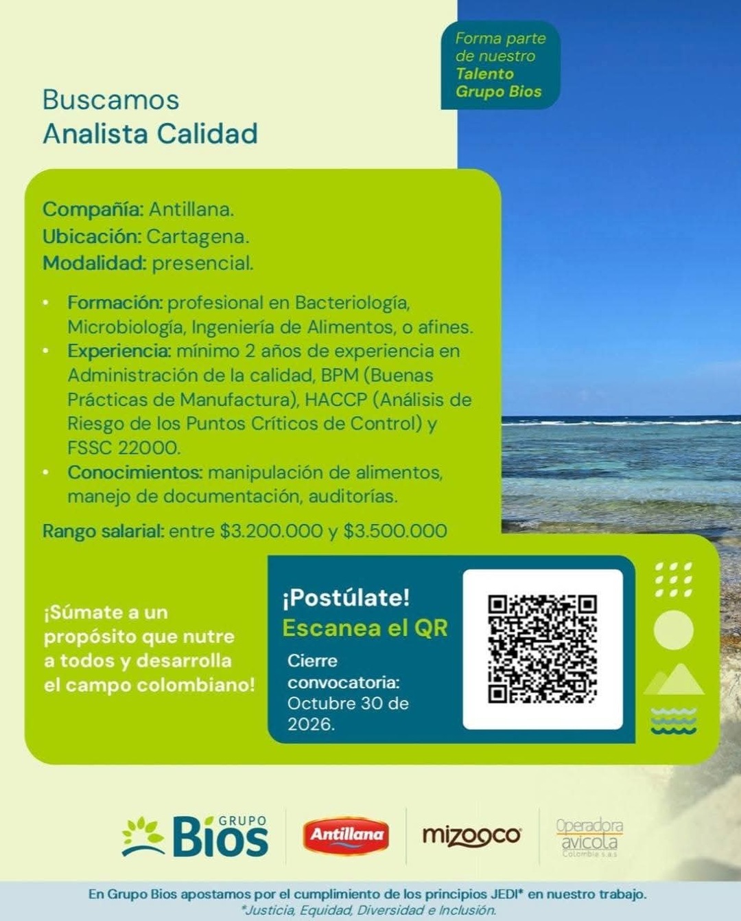 Analista Calidad