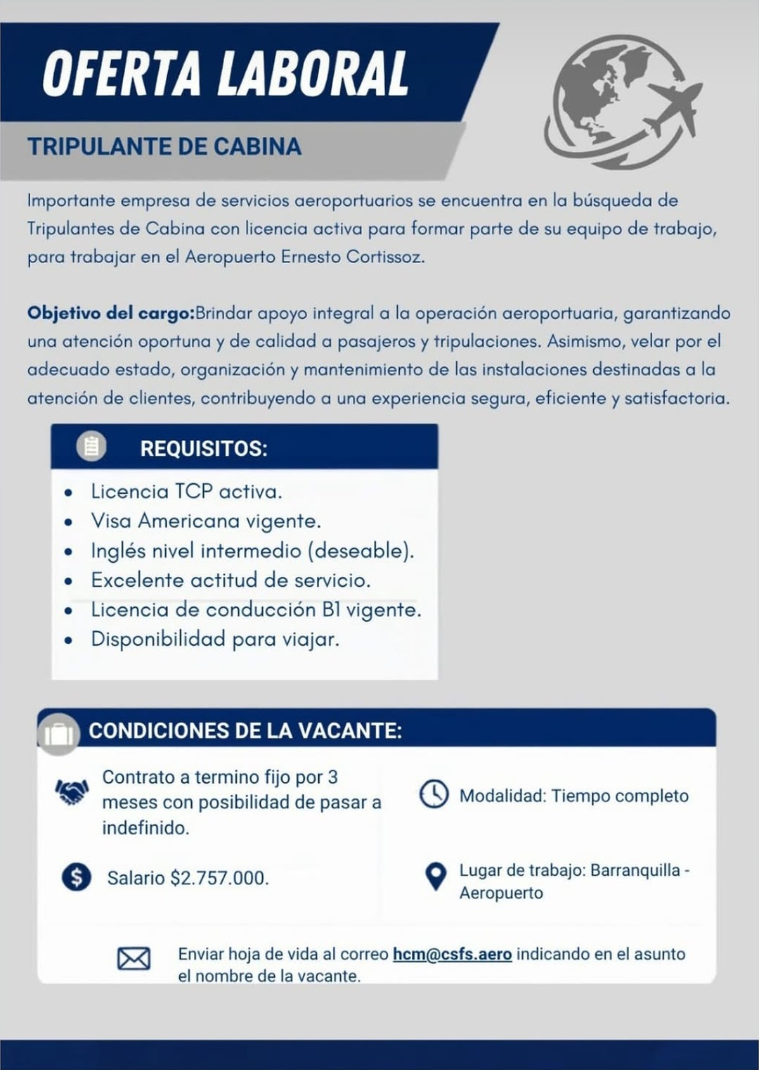 Tripulante de Cabina