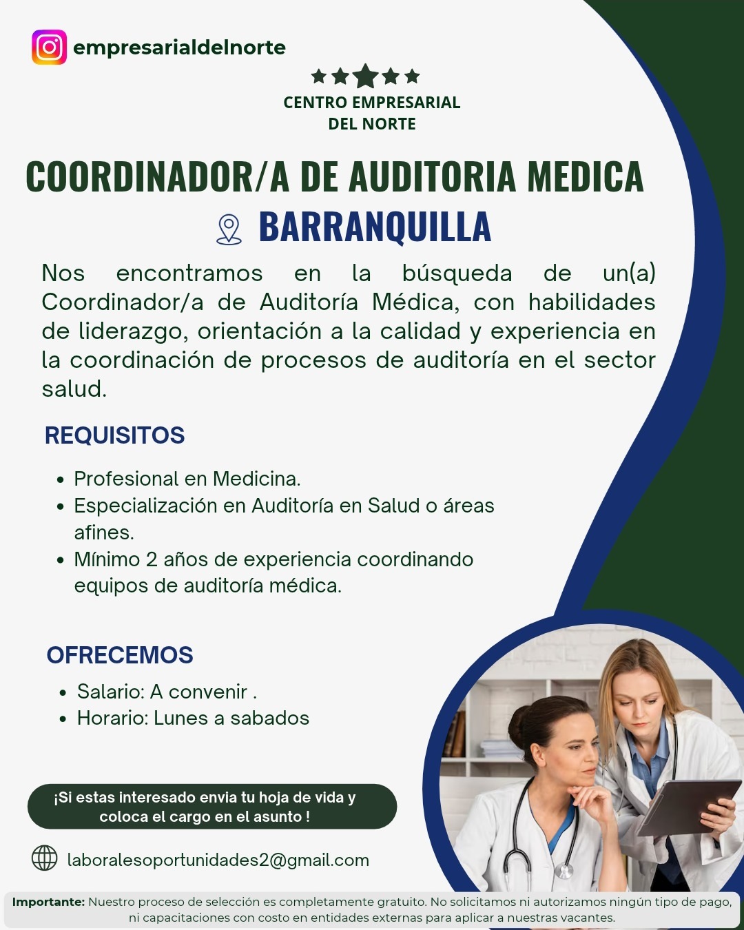 Coordinador/a de Auditoría Médica