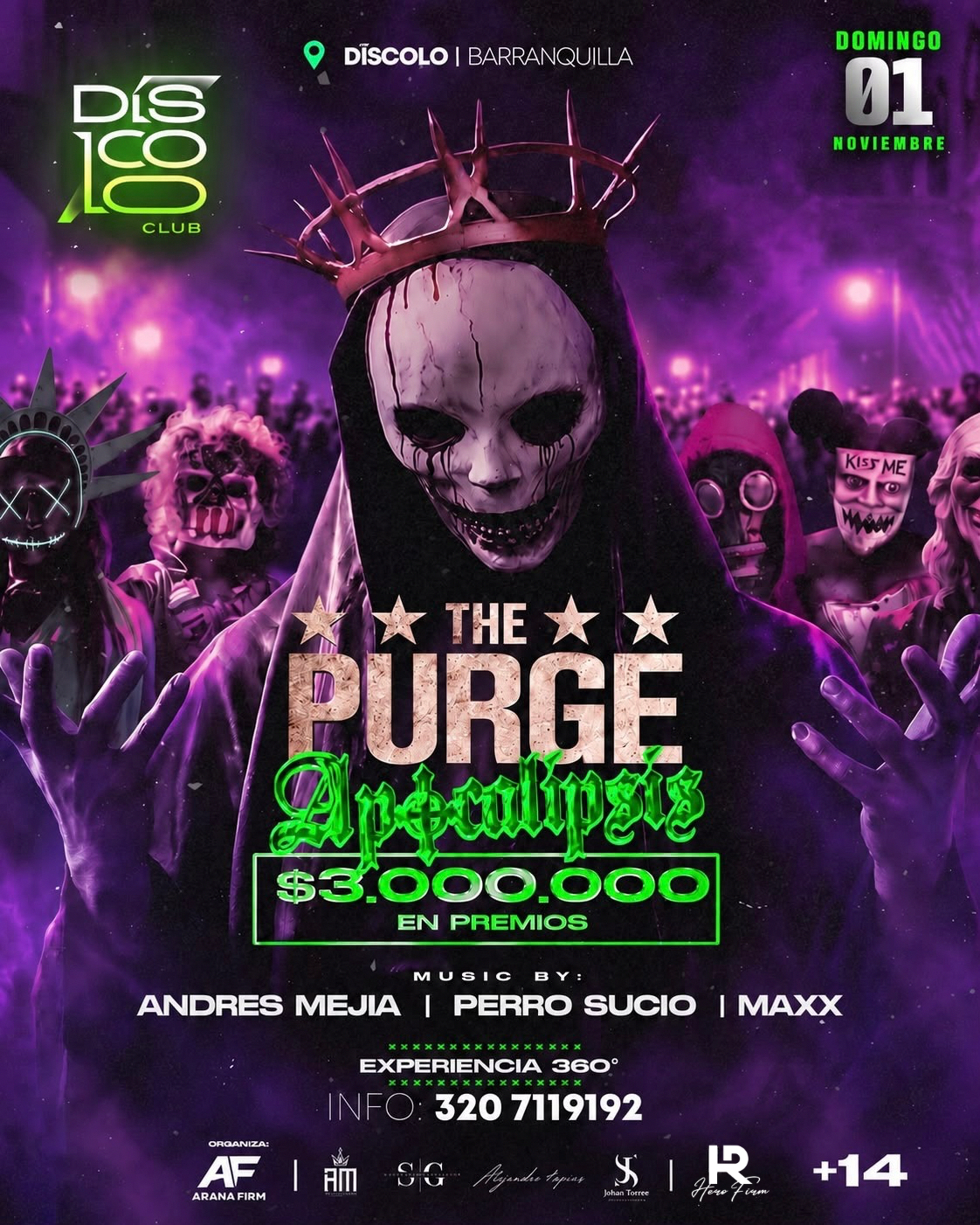 FIESTA HALLOWEEN THE PURGE ~ 01 NOV