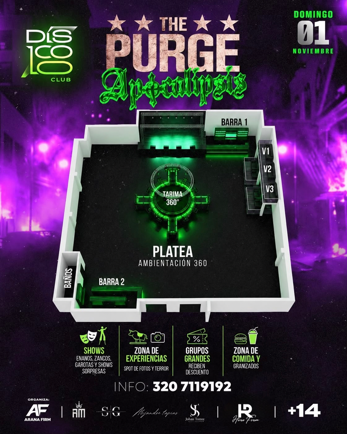FIESTA HALLOWEEN THE PURGE ~ 01 NOV