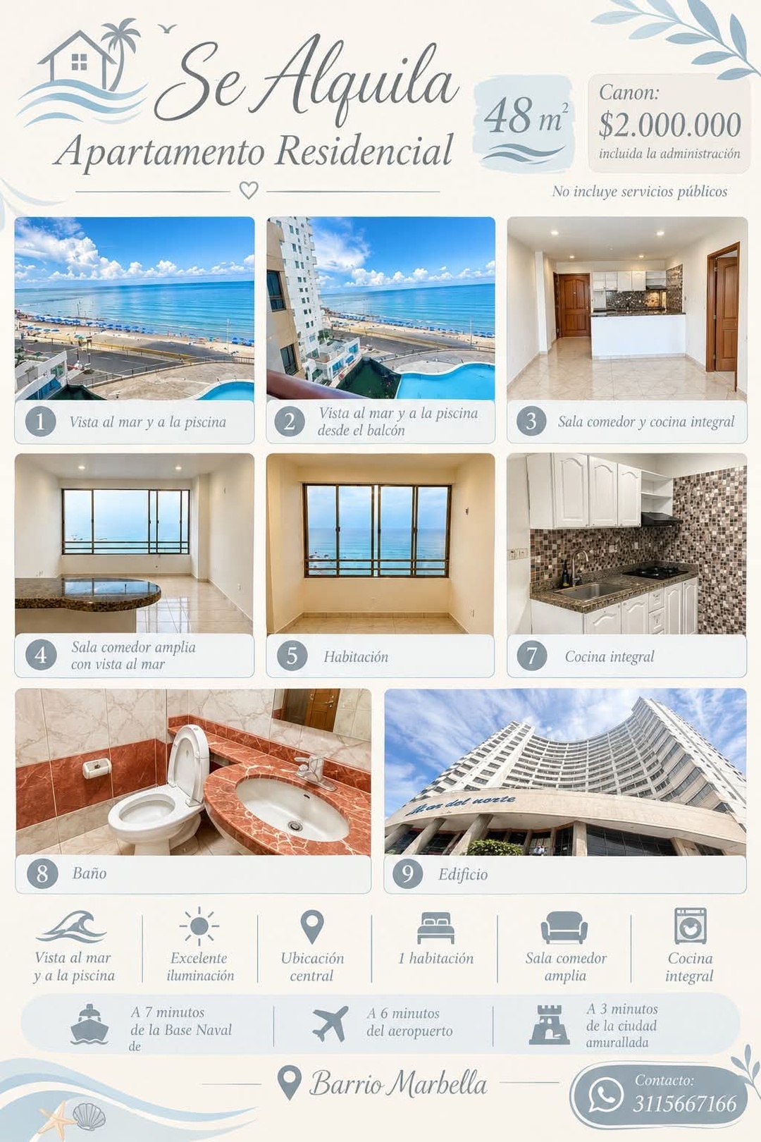 Se alquila apartamento residencial en Marbella