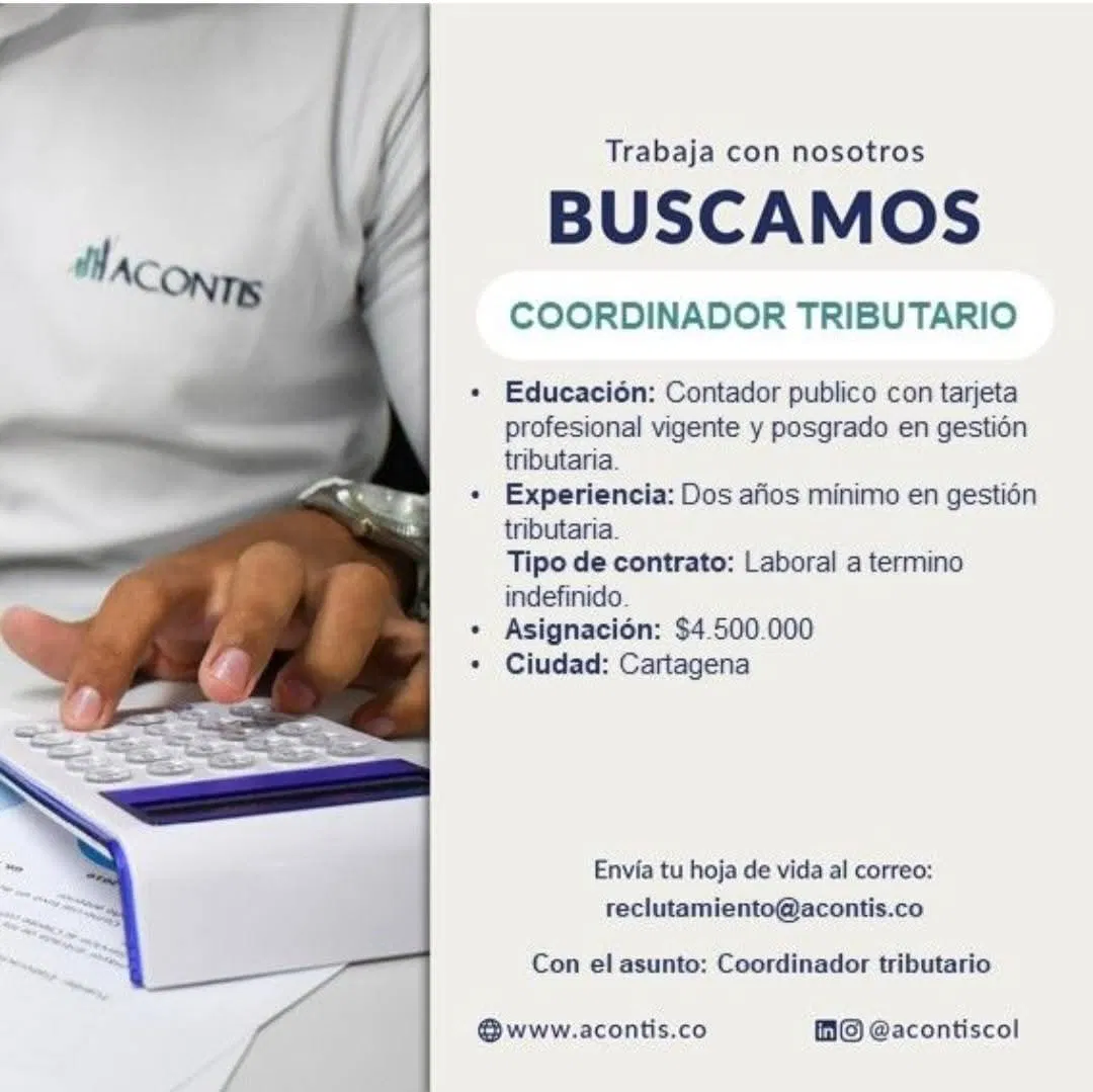 Coordinador Tributario — Acontis