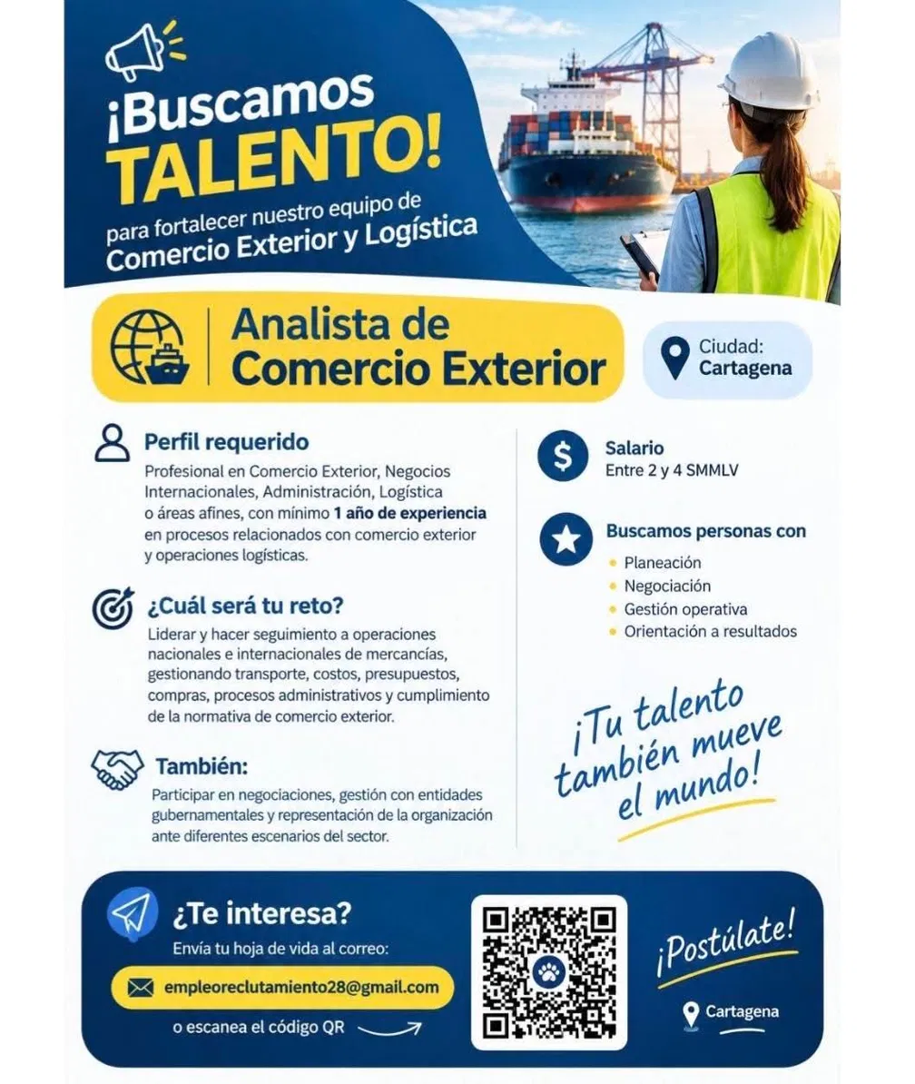 Analista de Comercio Exterior