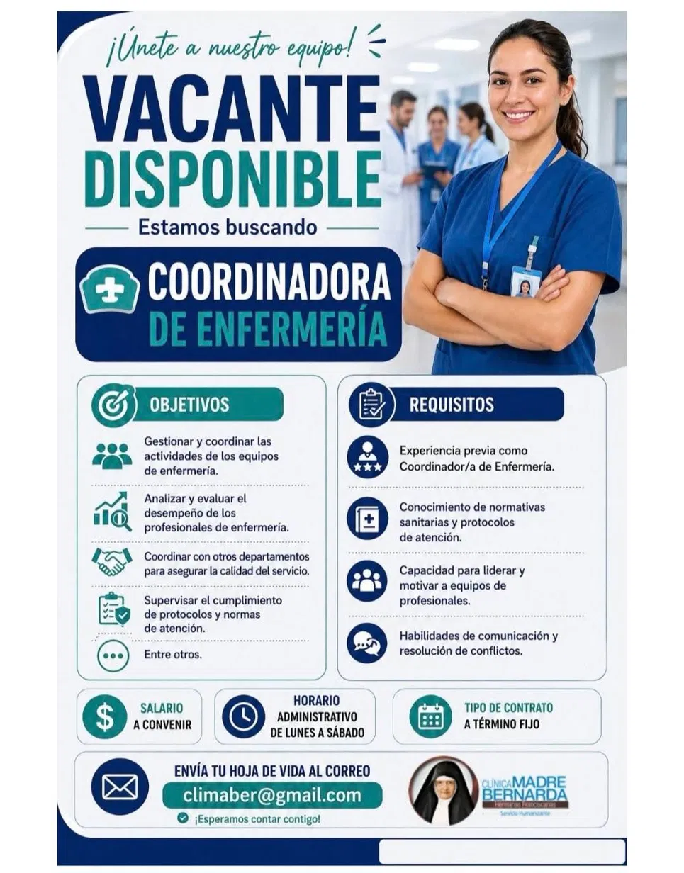 Coordinadora de Enfermería