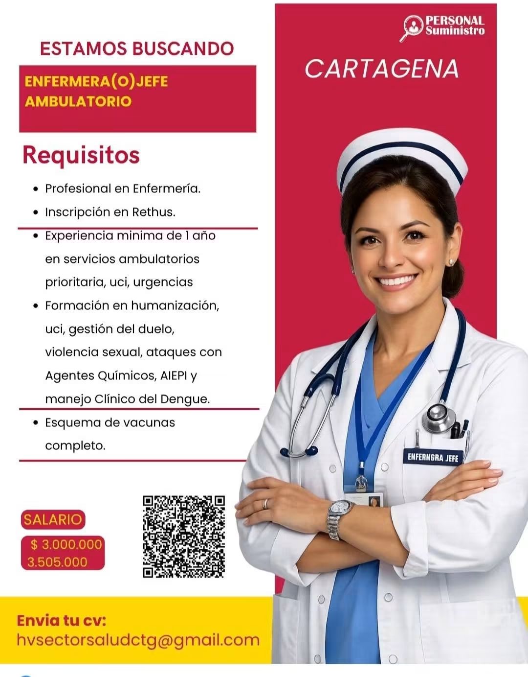 Enfermera(o) Jefe Ambulatorio