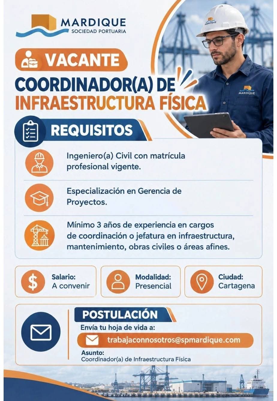 Coordinador(a) de Infraestructura Física
