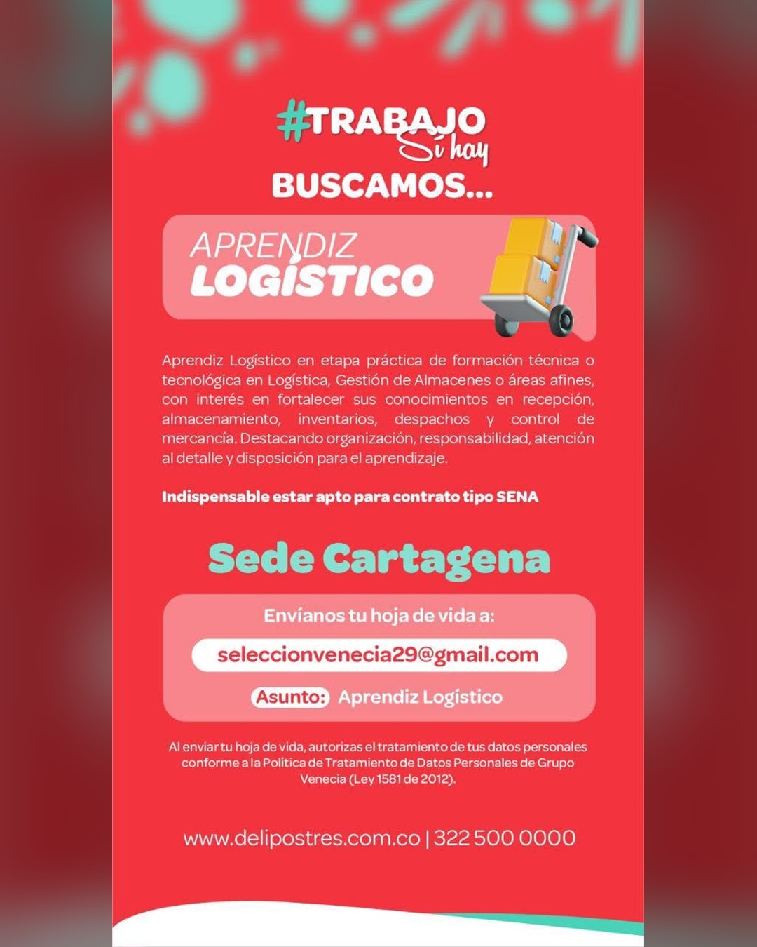 URGENTE · Aprendiz Logístico