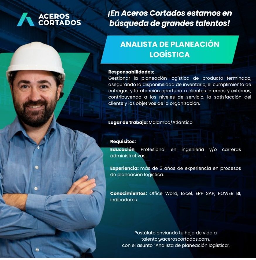 Analista de Planeación Logística (Malambo, Atlántico)