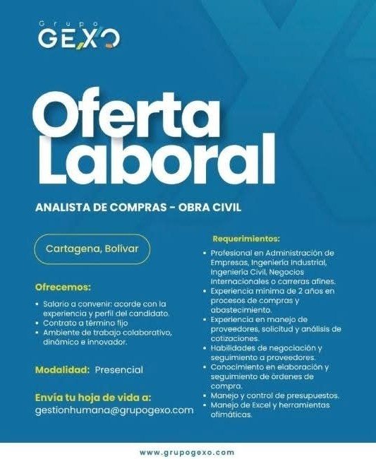 Analista de Compras – Obra Civil