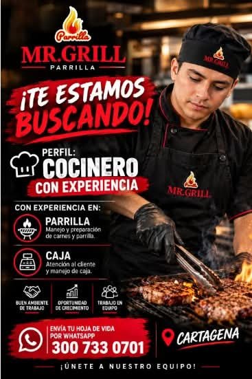 Cocinero con experiencia