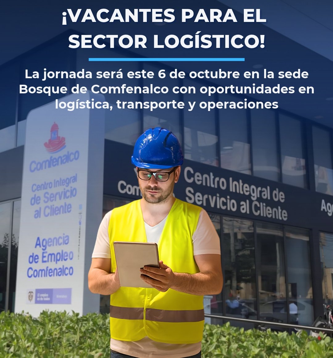 URGENTE · Jornada de vacantes para el sector logístico (6 de octubre)