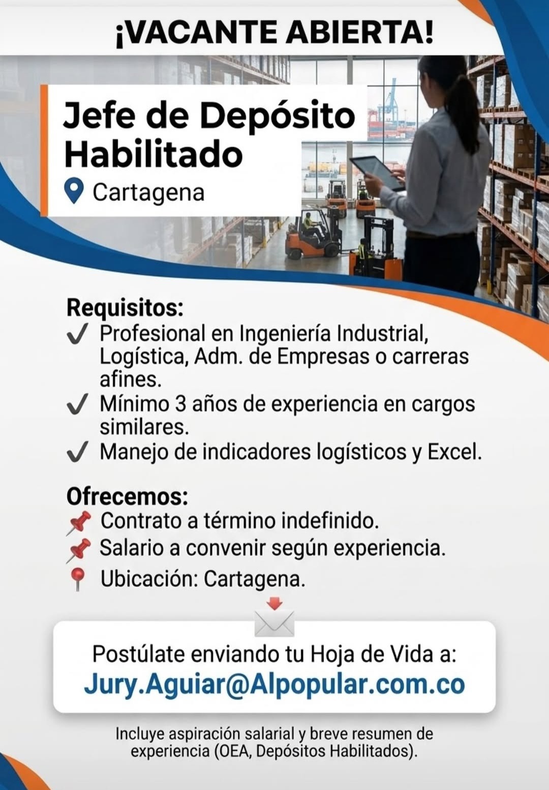 Jefe de Depósito Habilitado