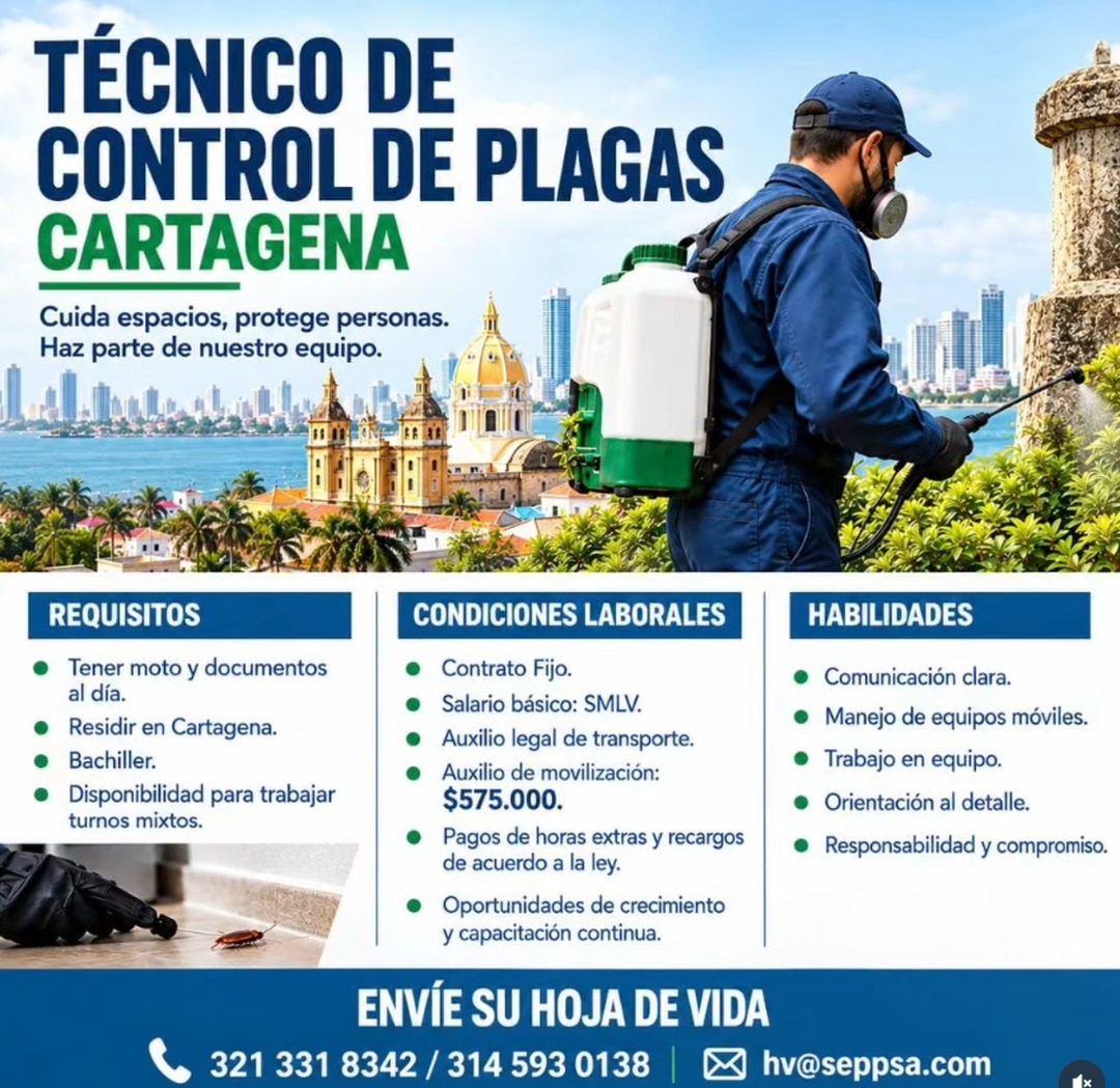 Técnico de Control de Plagas