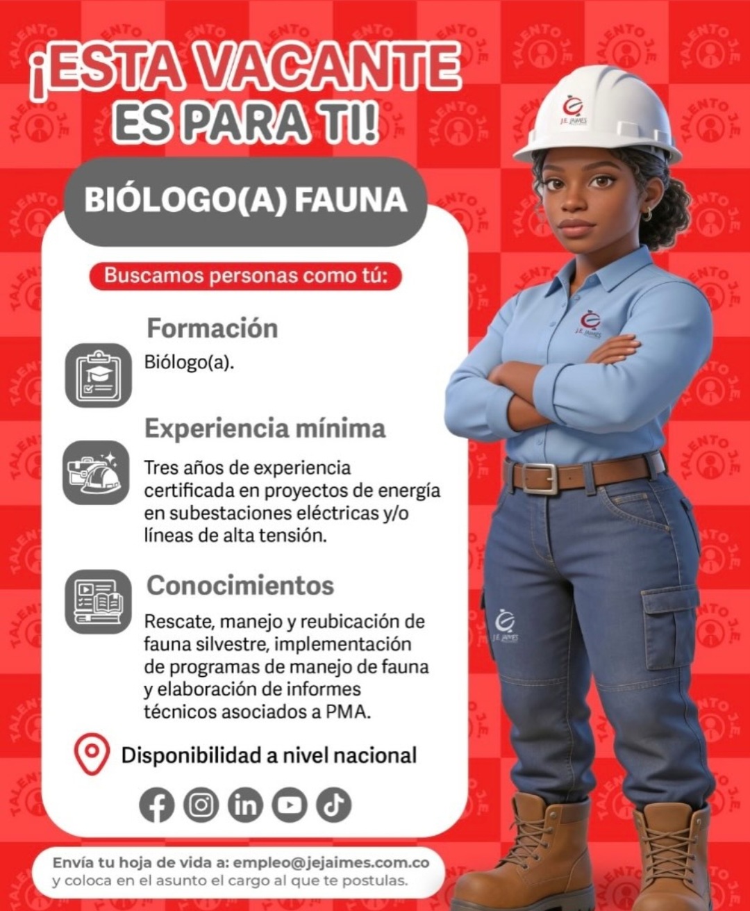 Biólogo(a) Fauna