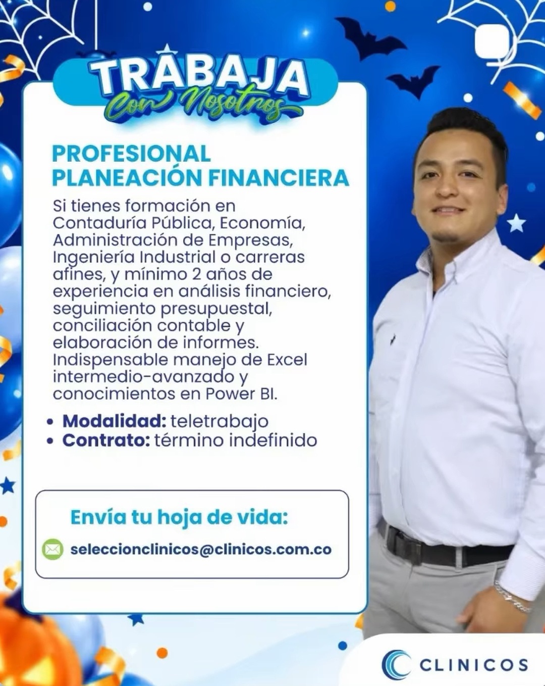 Profesional Planeación Financiera (teletrabajo)