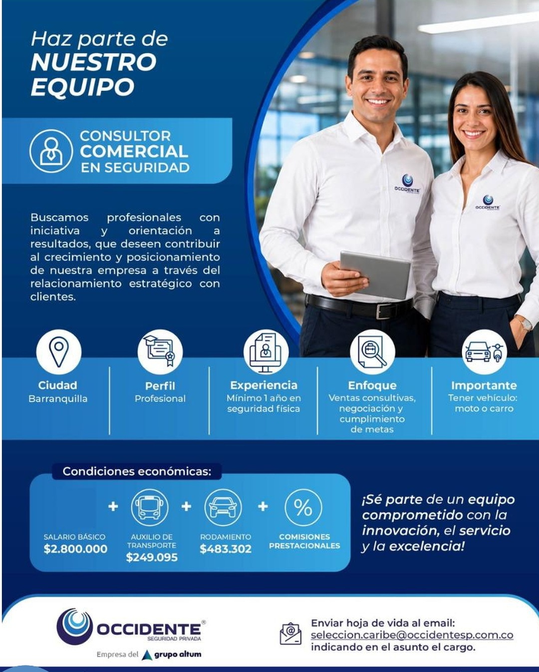 Consultor Comercial en Seguridad