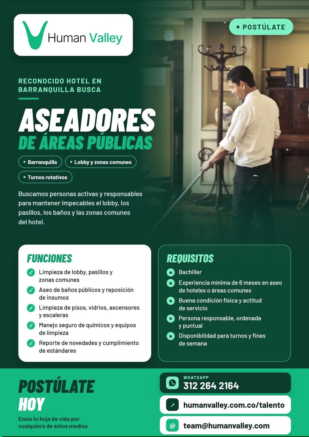 Aseadores de Áreas Públicas (hotel)