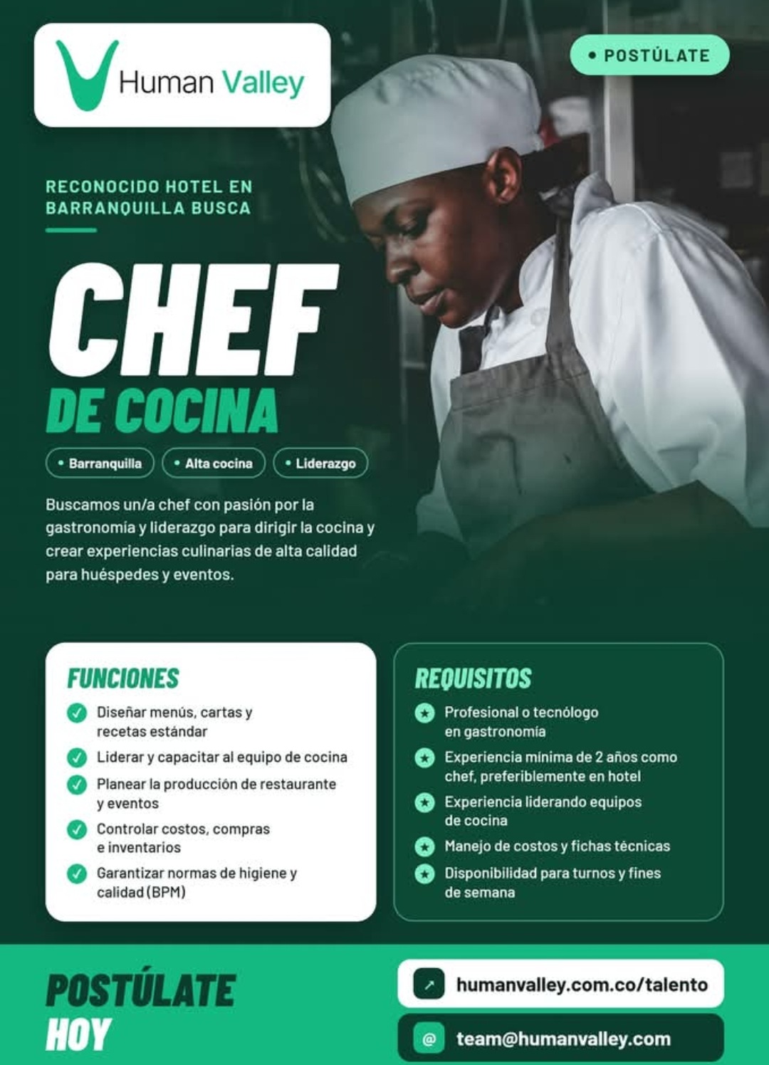 Chef de Cocina (hotel)