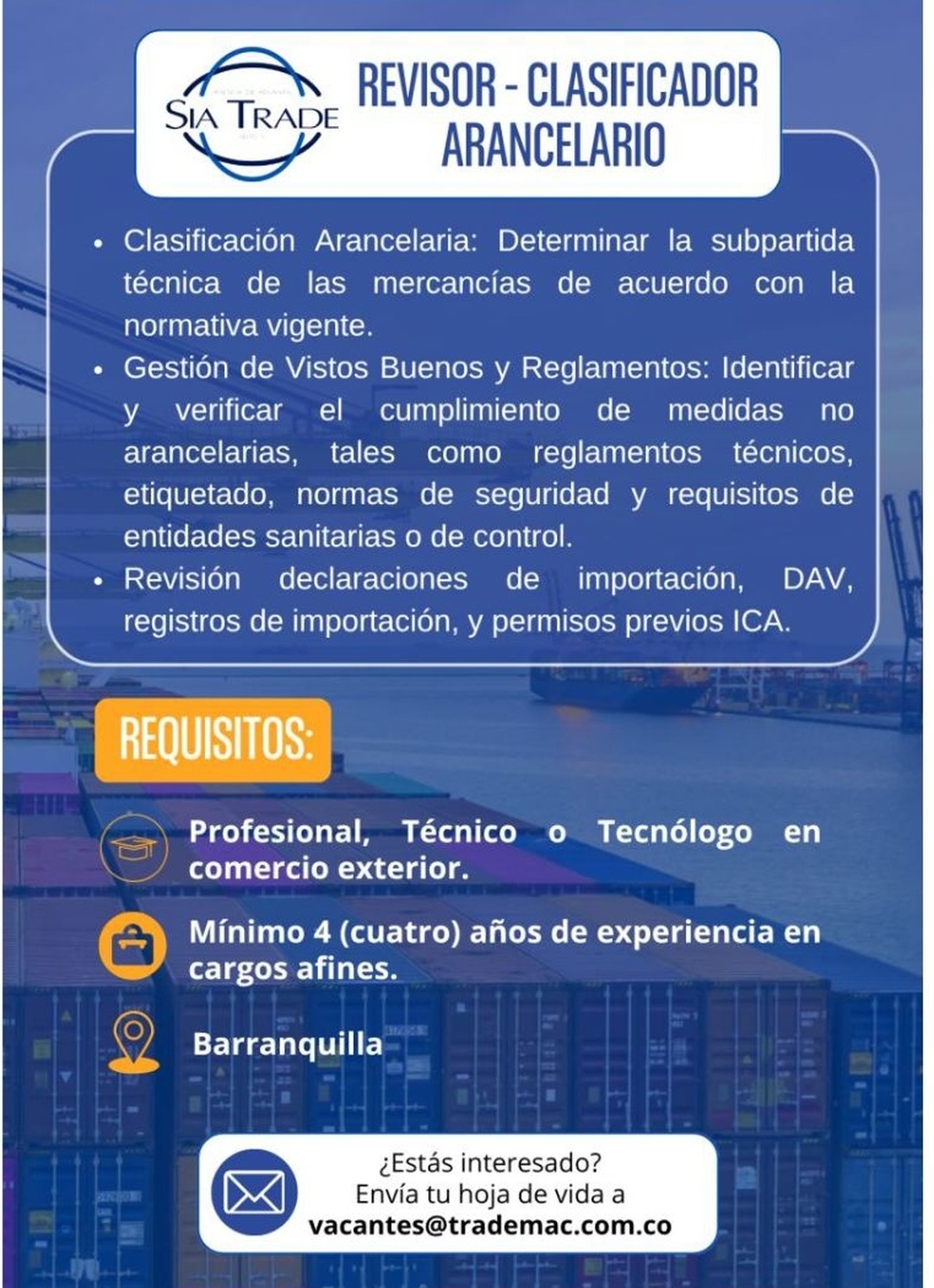 Revisor - Clasificador Arancelario