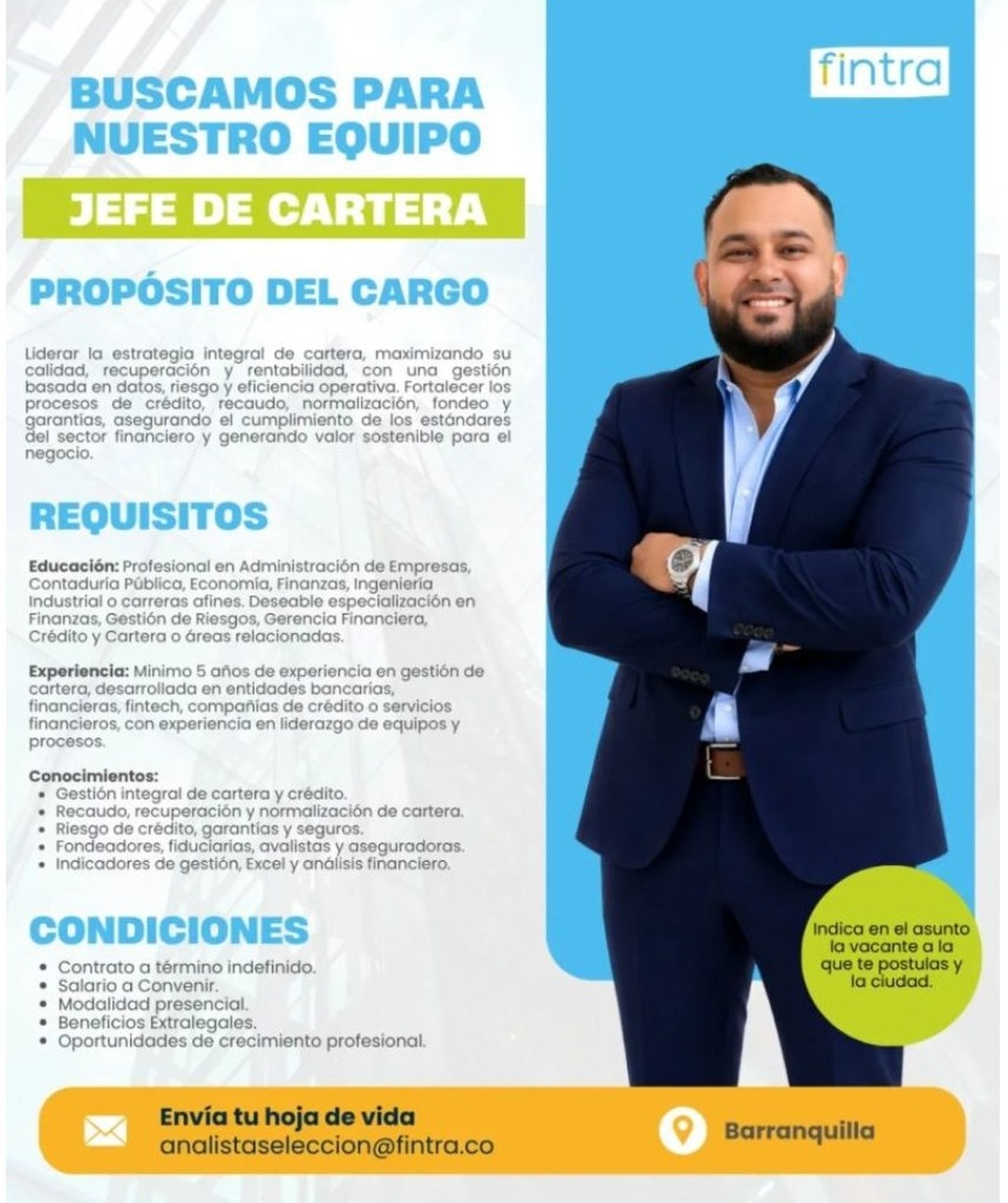 Jefe de Cartera