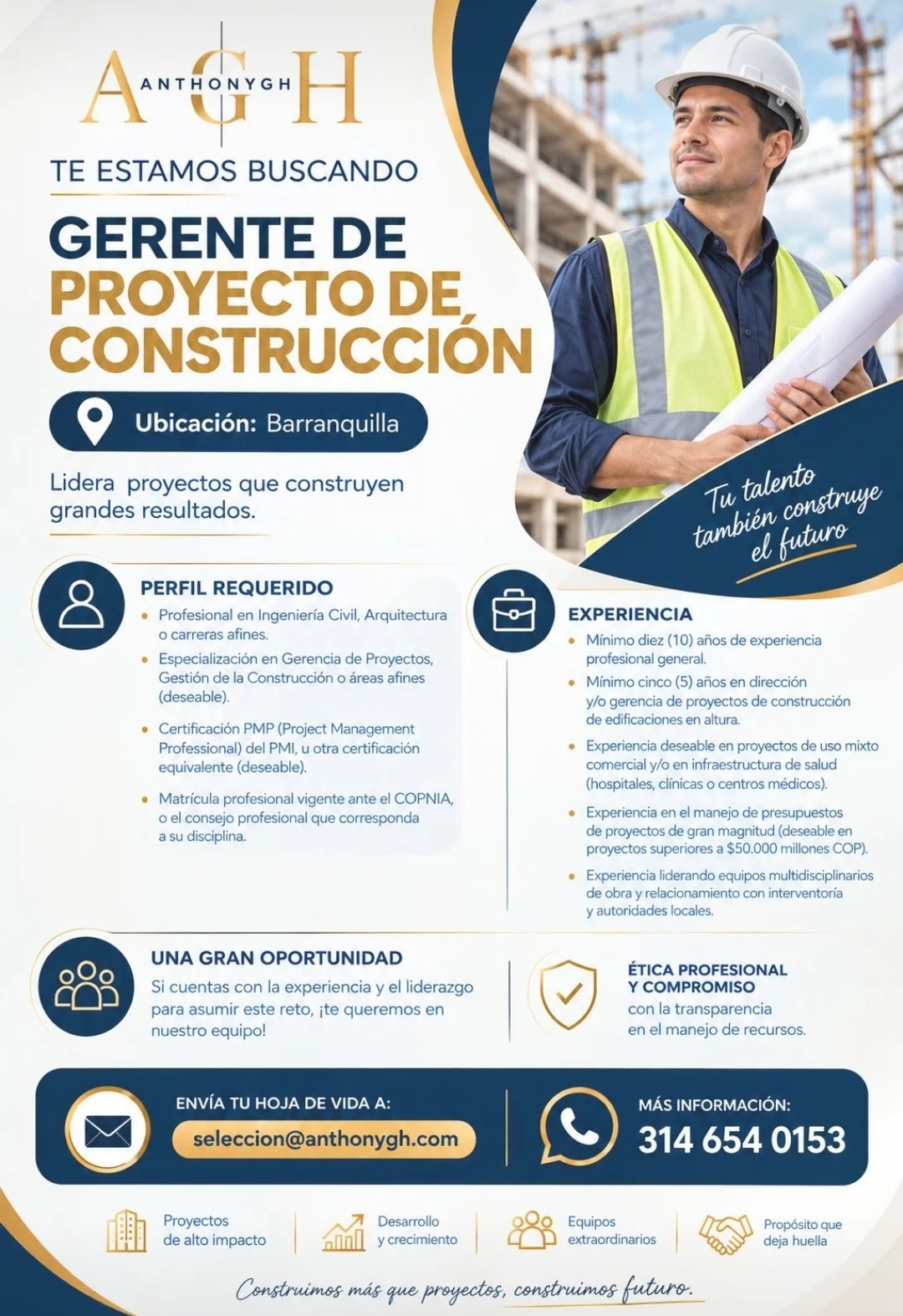 Gerente de Proyecto de Construcción