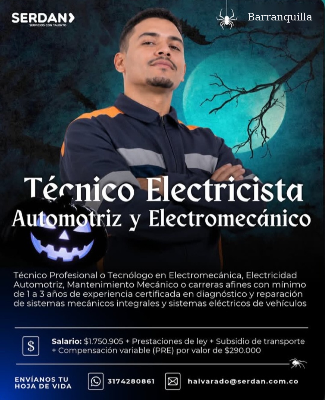 Técnico Electricista Automotriz y Electromecánico