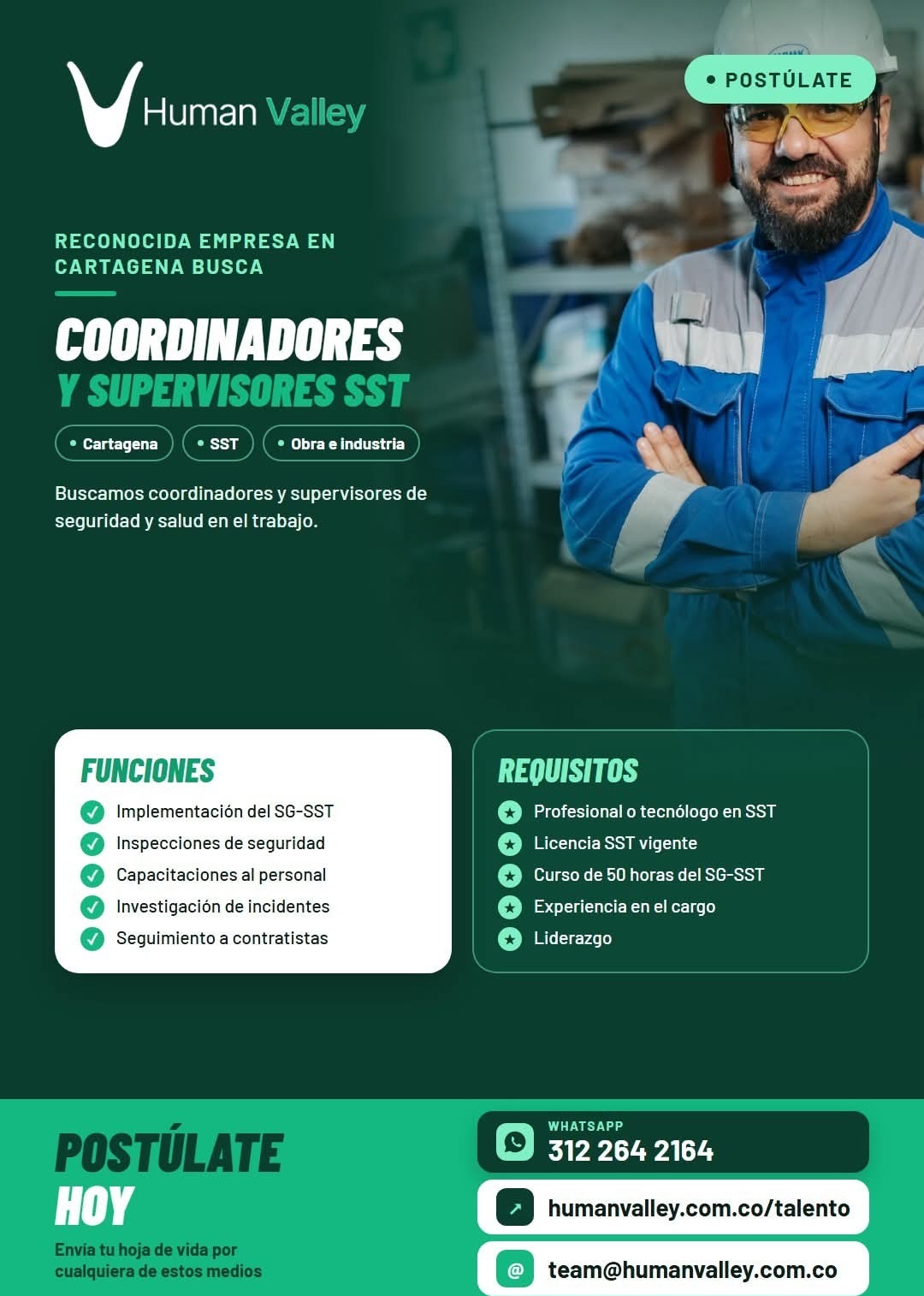 Coordinadores y supervisores SST