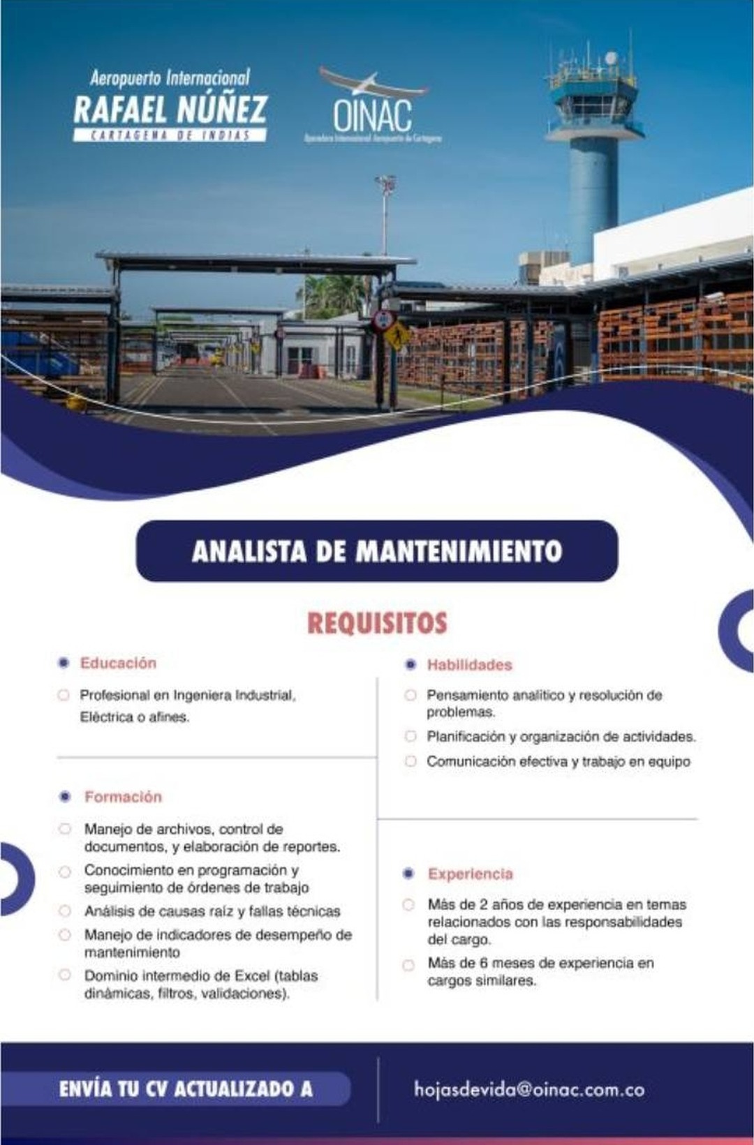 Analista de Mantenimiento