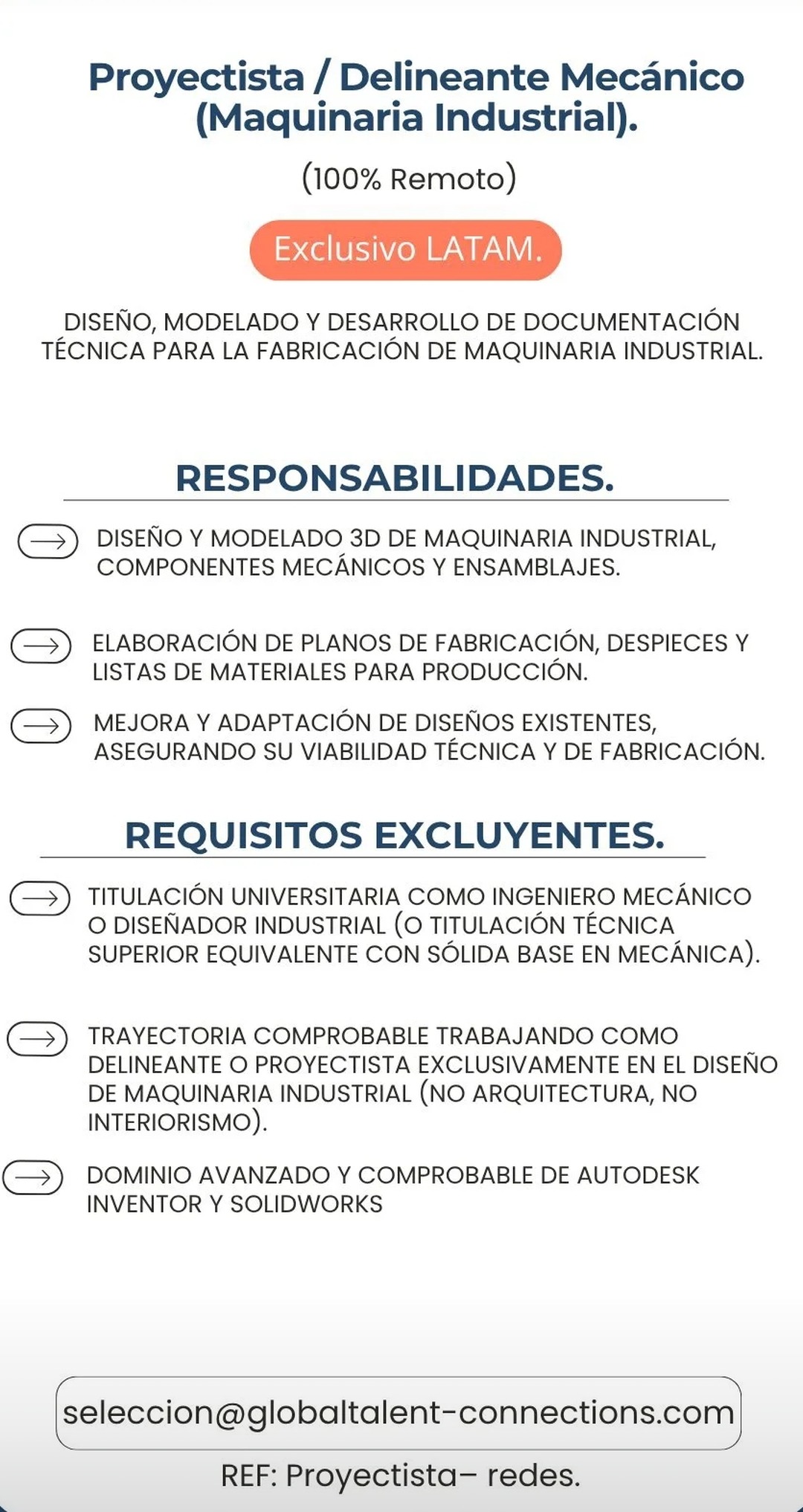 Proyectista / Delineante Mecánico (Maquinaria Industrial)