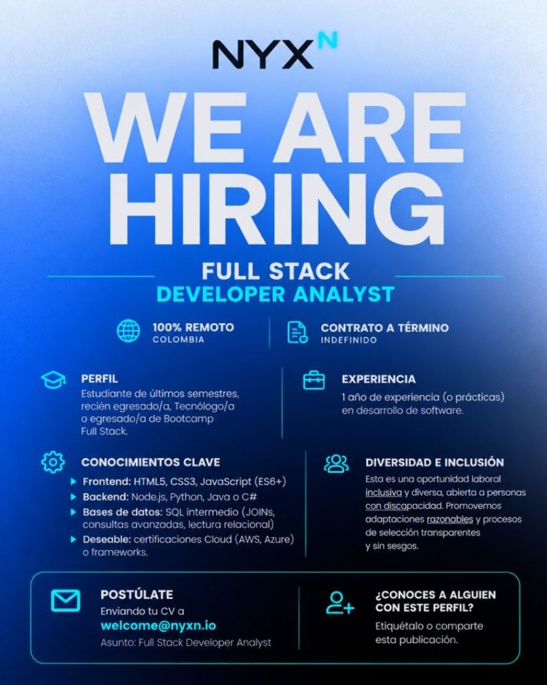 Full Stack Developer Analyst