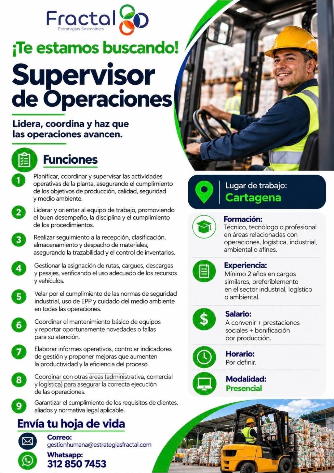 Supervisor de Operaciones